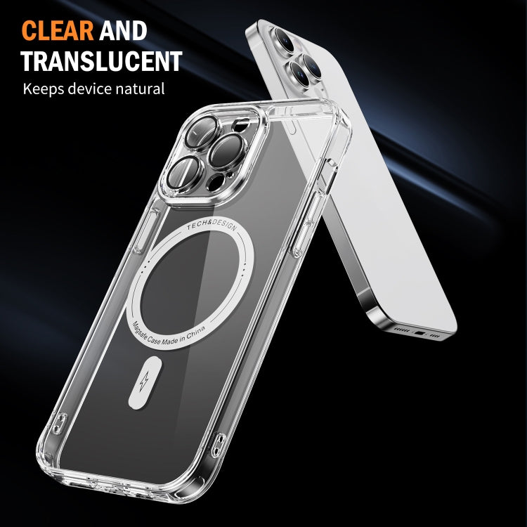 For iPhone 15 Pro Airbag Magsafe PC Hybrid TPU Phone Case
