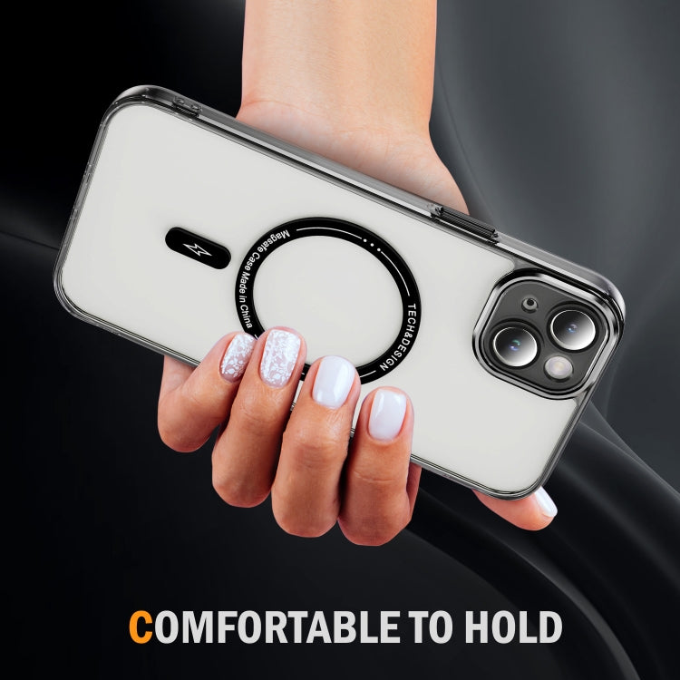 For iPhone 15 Airbag Magsafe PC Hybrid TPU Phone Case