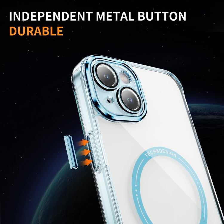 For iPhone 15 Airbag Magsafe PC Hybrid TPU Phone Case