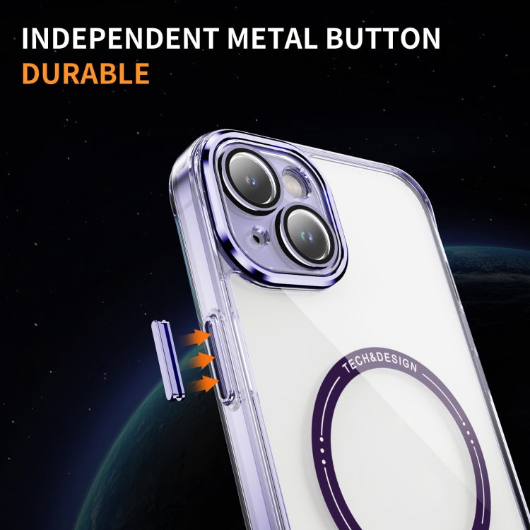 For iPhone 15 Airbag Magsafe PC Hybrid TPU Phone Case