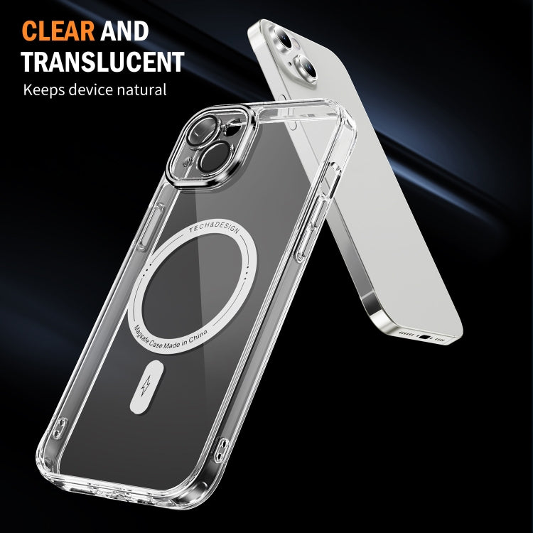 For iPhone 15 Airbag Magsafe PC Hybrid TPU Phone Case