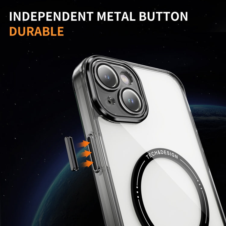 For iPhone 14 Plus Airbag Magsafe PC Hybrid TPU Phone Case