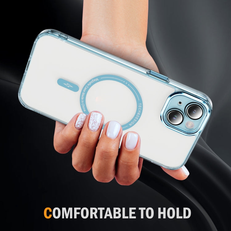 For iPhone 14 Plus Airbag Magsafe PC Hybrid TPU Phone Case