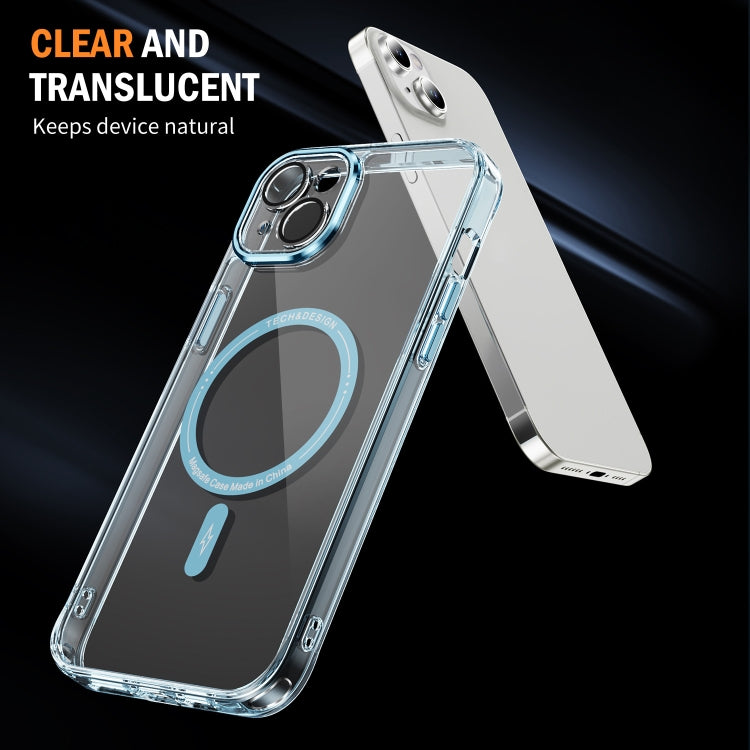 For iPhone 14 Plus Airbag Magsafe PC Hybrid TPU Phone Case