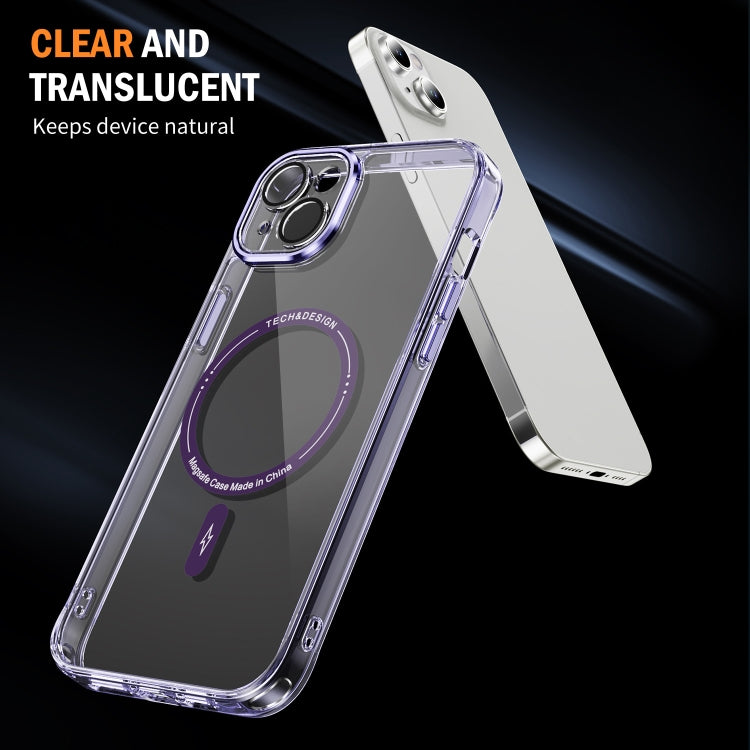 For iPhone 14 Plus Airbag Magsafe PC Hybrid TPU Phone Case