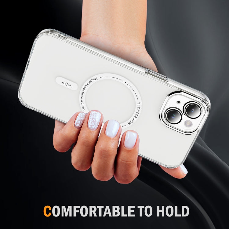 For iPhone 14 Plus Airbag Magsafe PC Hybrid TPU Phone Case