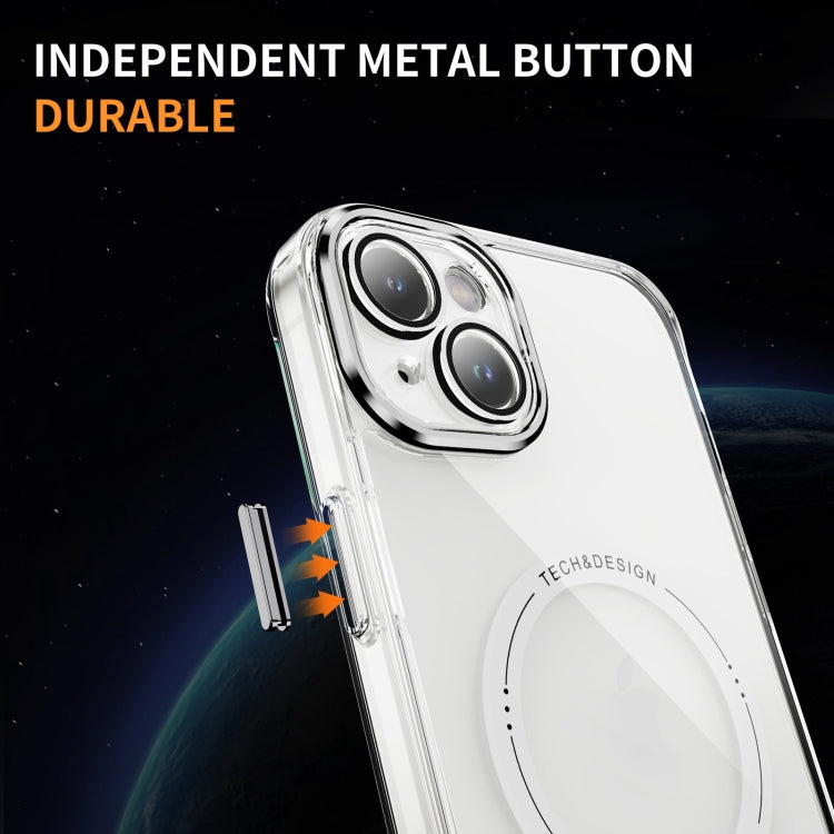 For iPhone 14 Plus Airbag Magsafe PC Hybrid TPU Phone Case