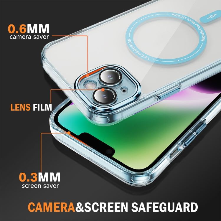 For iPhone 13 Airbag Magsafe PC Hybrid TPU Phone Case