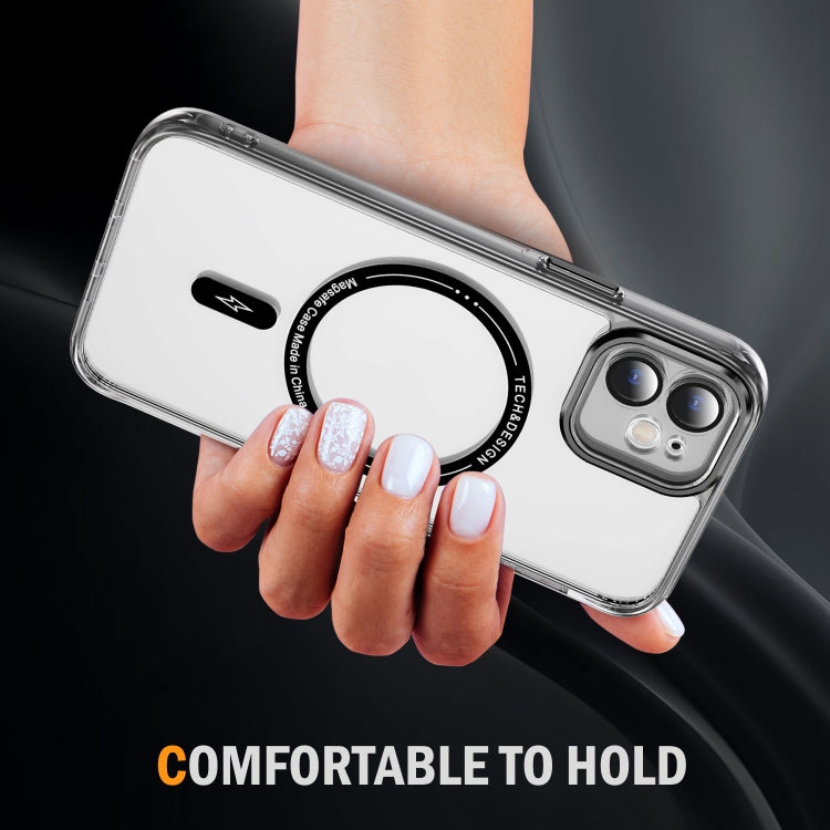 For iPhone 12 Airbag Magsafe PC Hybrid TPU Phone Case