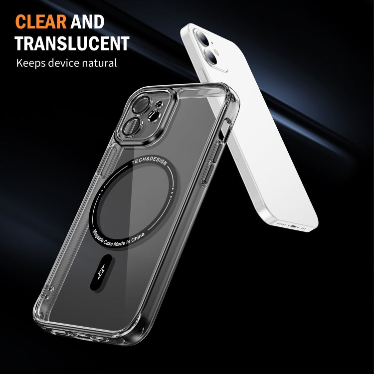 For iPhone 12 Airbag Magsafe PC Hybrid TPU Phone Case