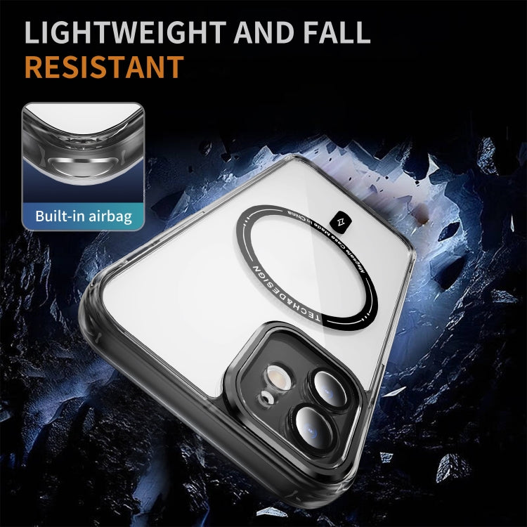 For iPhone 12 Airbag Magsafe PC Hybrid TPU Phone Case