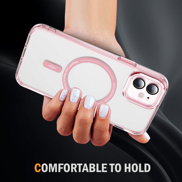 For iPhone 12 Airbag Magsafe PC Hybrid TPU Phone Case