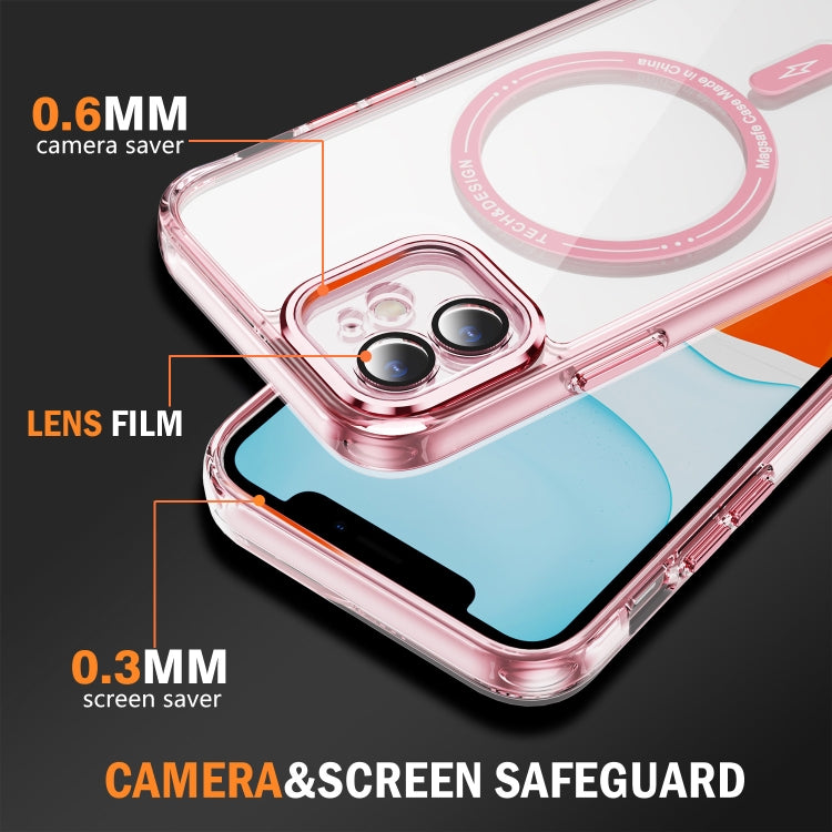 For iPhone 12 Airbag Magsafe PC Hybrid TPU Phone Case