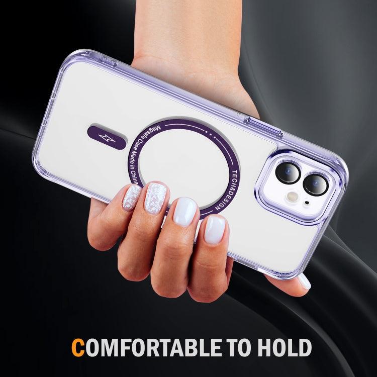 For iPhone 12 Airbag Magsafe PC Hybrid TPU Phone Case