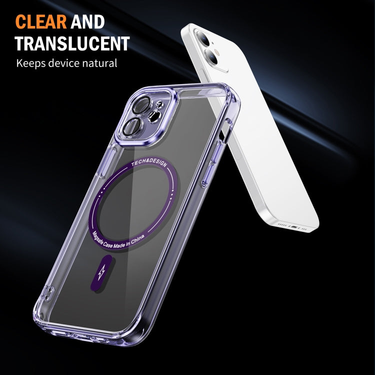 For iPhone 12 Airbag Magsafe PC Hybrid TPU Phone Case