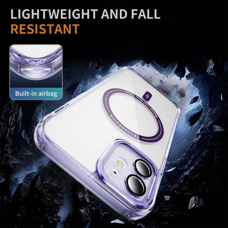 For iPhone 12 Airbag Magsafe PC Hybrid TPU Phone Case
