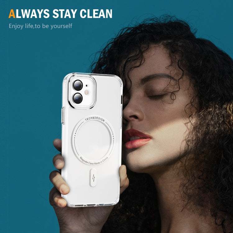 For iPhone 12 Airbag Magsafe PC Hybrid TPU Phone Case