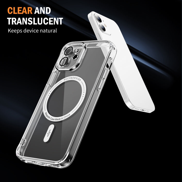 For iPhone 12 Airbag Magsafe PC Hybrid TPU Phone Case