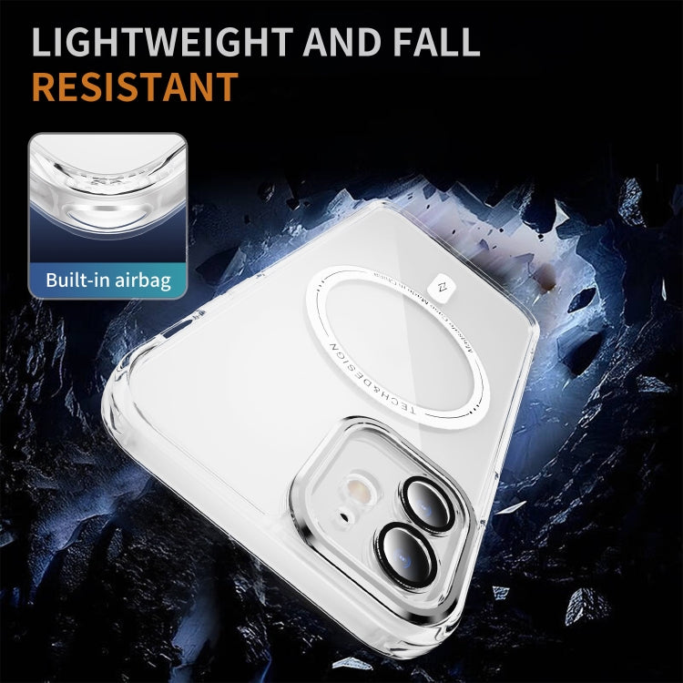 For iPhone 12 Airbag Magsafe PC Hybrid TPU Phone Case