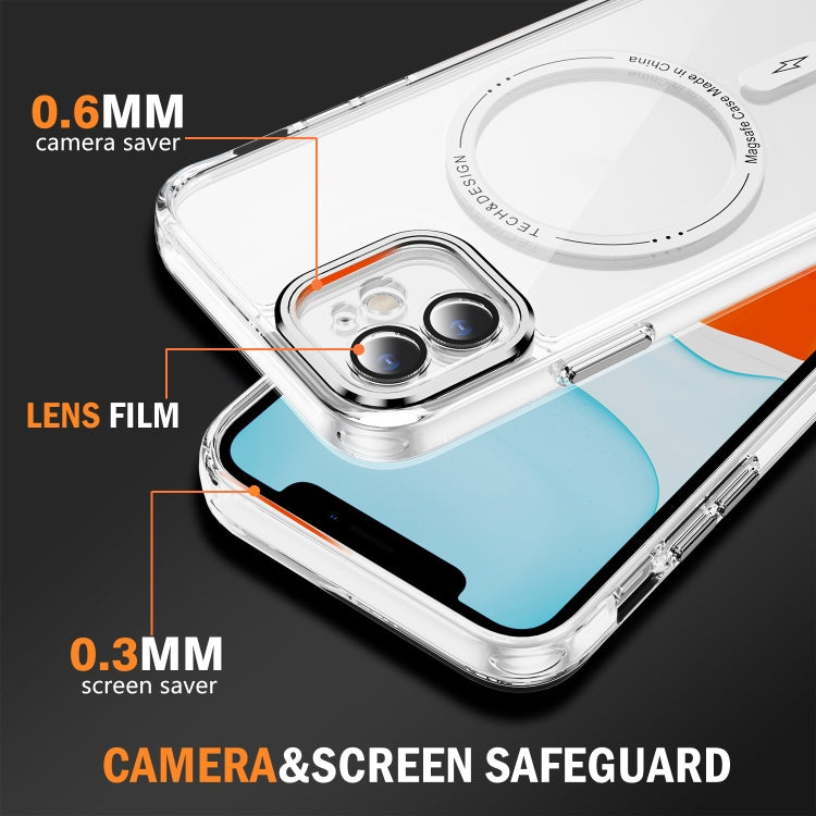 For iPhone 12 Airbag Magsafe PC Hybrid TPU Phone Case