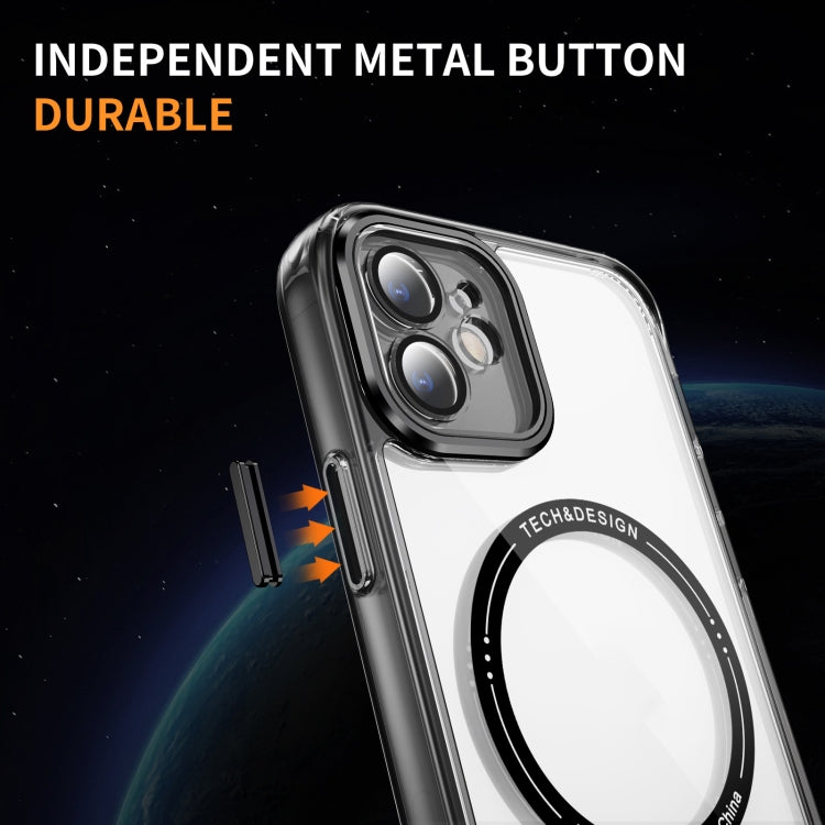 For iPhone 11 Airbag Magsafe PC Hybrid TPU Phone Case