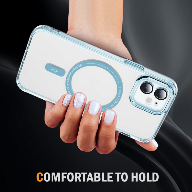 For iPhone 11 Airbag Magsafe PC Hybrid TPU Phone Case