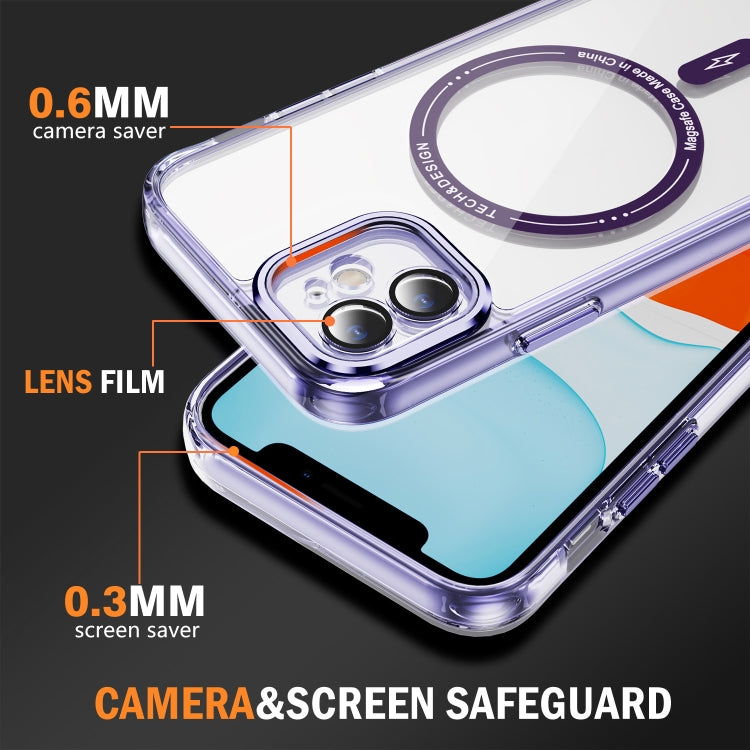 For iPhone 11 Airbag Magsafe PC Hybrid TPU Phone Case