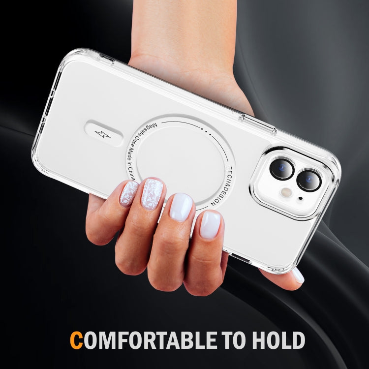 For iPhone 11 Airbag Magsafe PC Hybrid TPU Phone Case