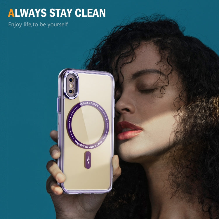 For iPhone X / XS Airbag Magsafe PC Hybrid TPU Phone Case
