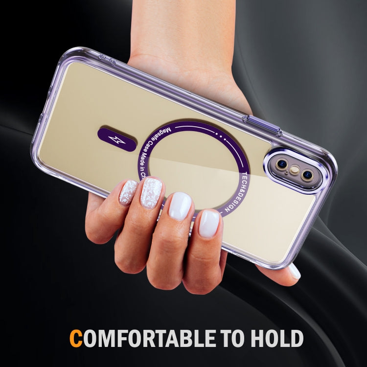 For iPhone X / XS Airbag Magsafe PC Hybrid TPU Phone Case