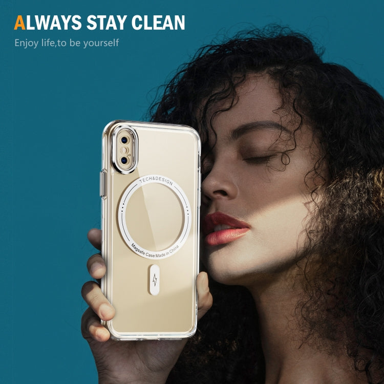 For iPhone X / XS Airbag Magsafe PC Hybrid TPU Phone Case