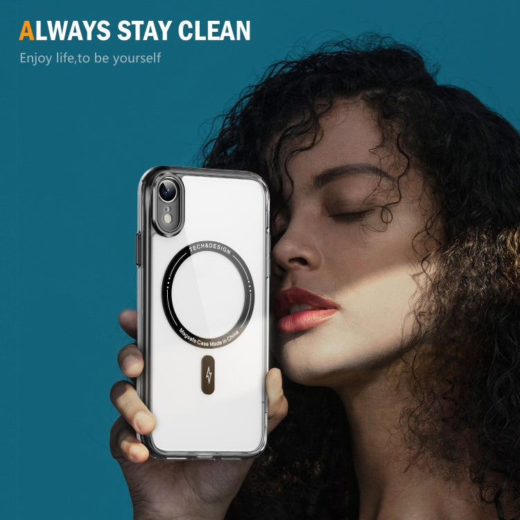 For iPhone XR Airbag Magsafe PC Hybrid TPU Phone Case
