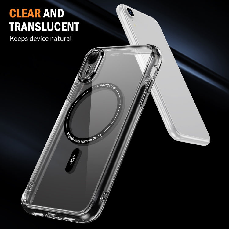 For iPhone XR Airbag Magsafe PC Hybrid TPU Phone Case
