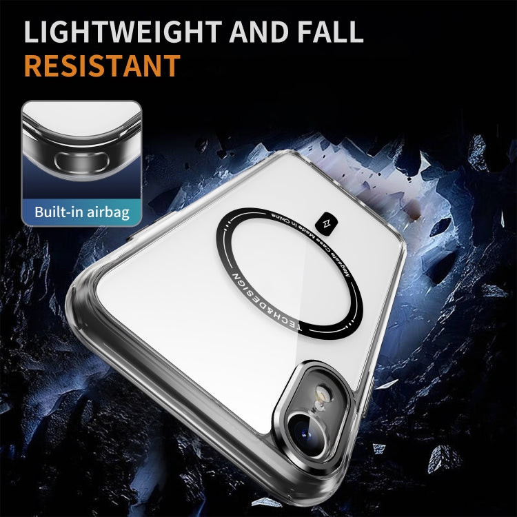 For iPhone XR Airbag Magsafe PC Hybrid TPU Phone Case