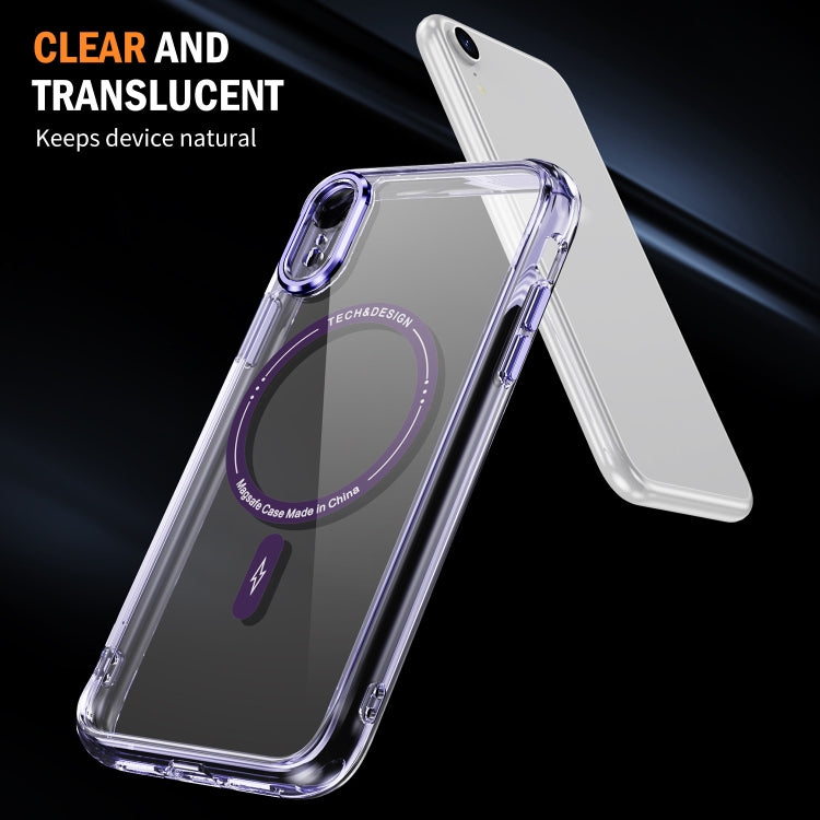 For iPhone XR Airbag Magsafe PC Hybrid TPU Phone Case