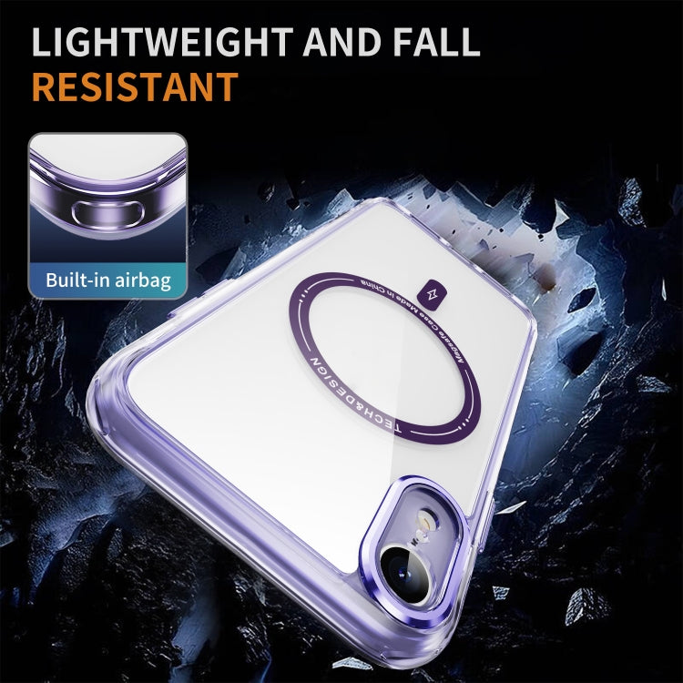For iPhone XR Airbag Magsafe PC Hybrid TPU Phone Case