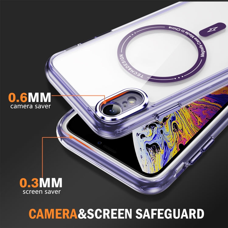 For iPhone XR Airbag Magsafe PC Hybrid TPU Phone Case