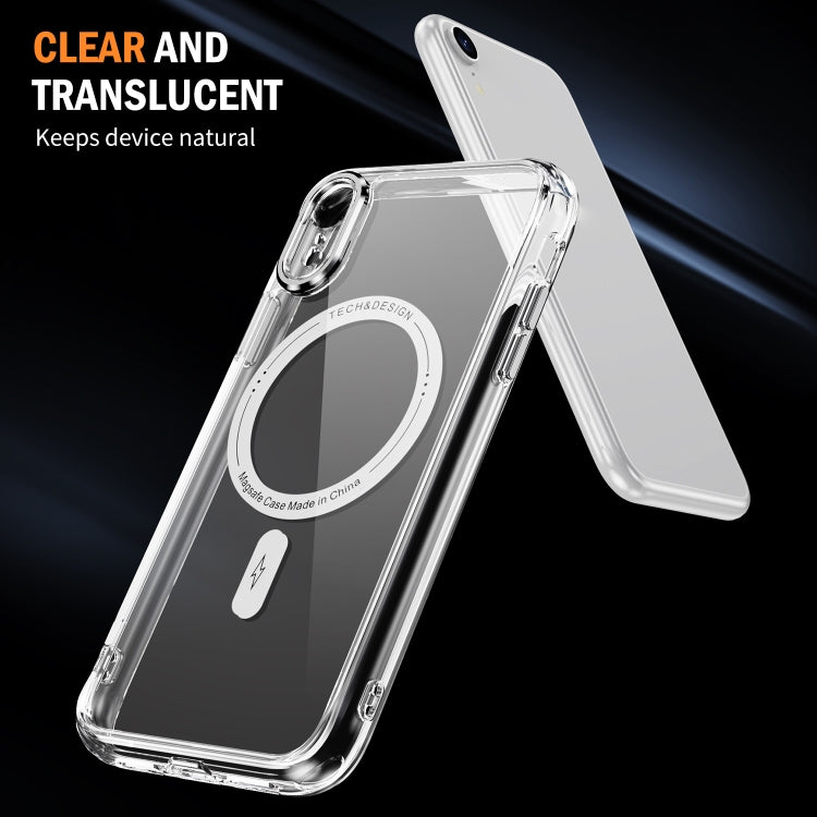 For iPhone XR Airbag Magsafe PC Hybrid TPU Phone Case
