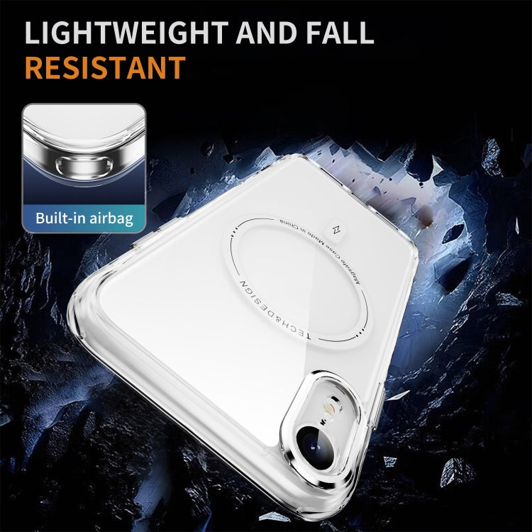For iPhone XR Airbag Magsafe PC Hybrid TPU Phone Case