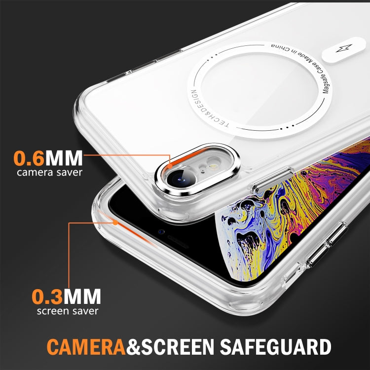 For iPhone XR Airbag Magsafe PC Hybrid TPU Phone Case