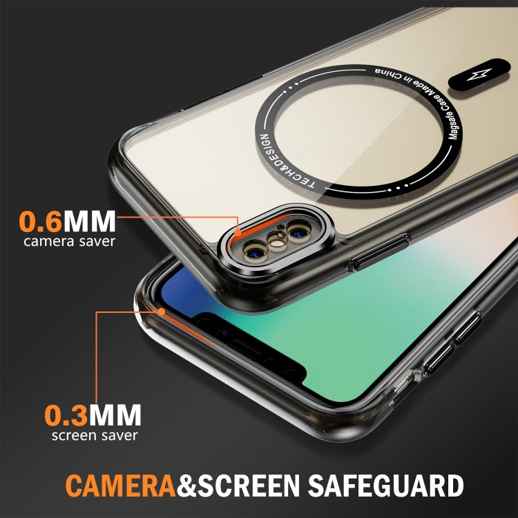 For iPhone XS Max Airbag Magsafe PC Hybrid TPU Phone Case