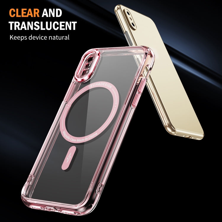 For iPhone XS Max Airbag Magsafe PC Hybrid TPU Phone Case