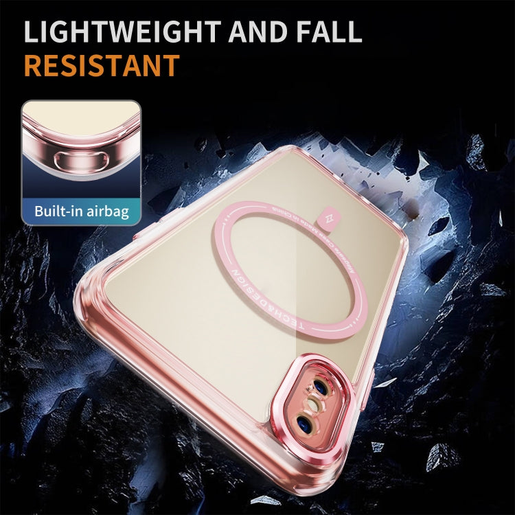 For iPhone XS Max Airbag Magsafe PC Hybrid TPU Phone Case