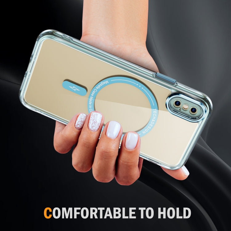 For iPhone XS Max Airbag Magsafe PC Hybrid TPU Phone Case