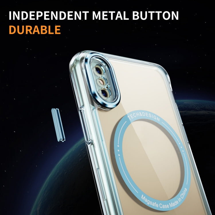 For iPhone XS Max Airbag Magsafe PC Hybrid TPU Phone Case