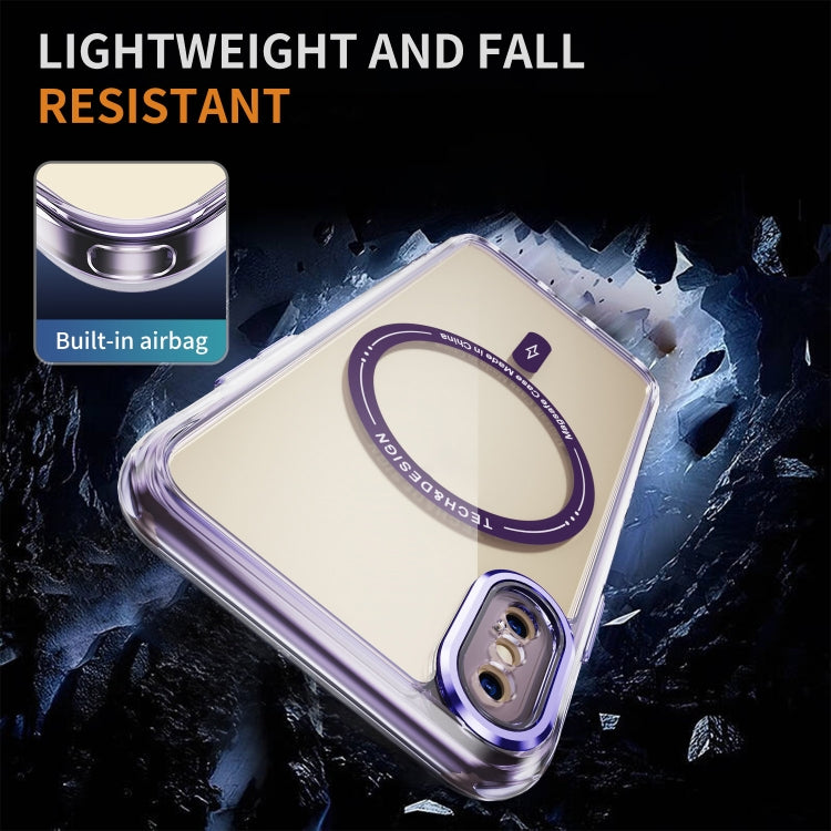 For iPhone XS Max Airbag Magsafe PC Hybrid TPU Phone Case