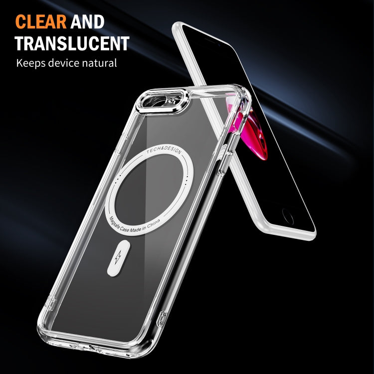 For iPhone 7 Plus / 8 Plus Airbag Magsafe PC Hybrid TPU Phone Case