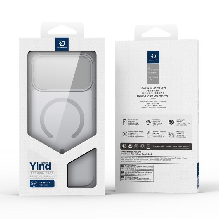 For iPhone 17 Pro Max DUX DUCIS Yind Series MagSafe TPU Hybrid PC Phone Case