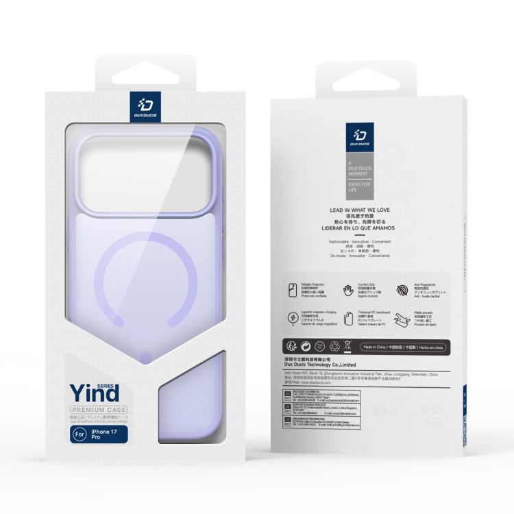 For iPhone 17 Pro DUX DUCIS Yind Series MagSafe TPU Hybrid PC Phone Case