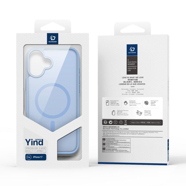 For iPhone 17 DUX DUCIS Yind Series MagSafe TPU Hybrid PC Phone Case